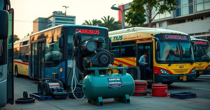 Compressores de Ar para Ônibus Preço Acessível e Funcionalidades Compressores de Ar para Ônibus Preço Acessível e Funcionalidades